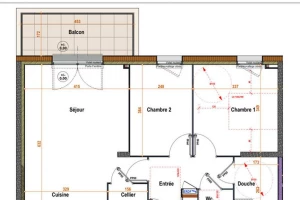 Appartement T3 - 60m²