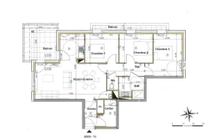 Appartement T4 - 82m²